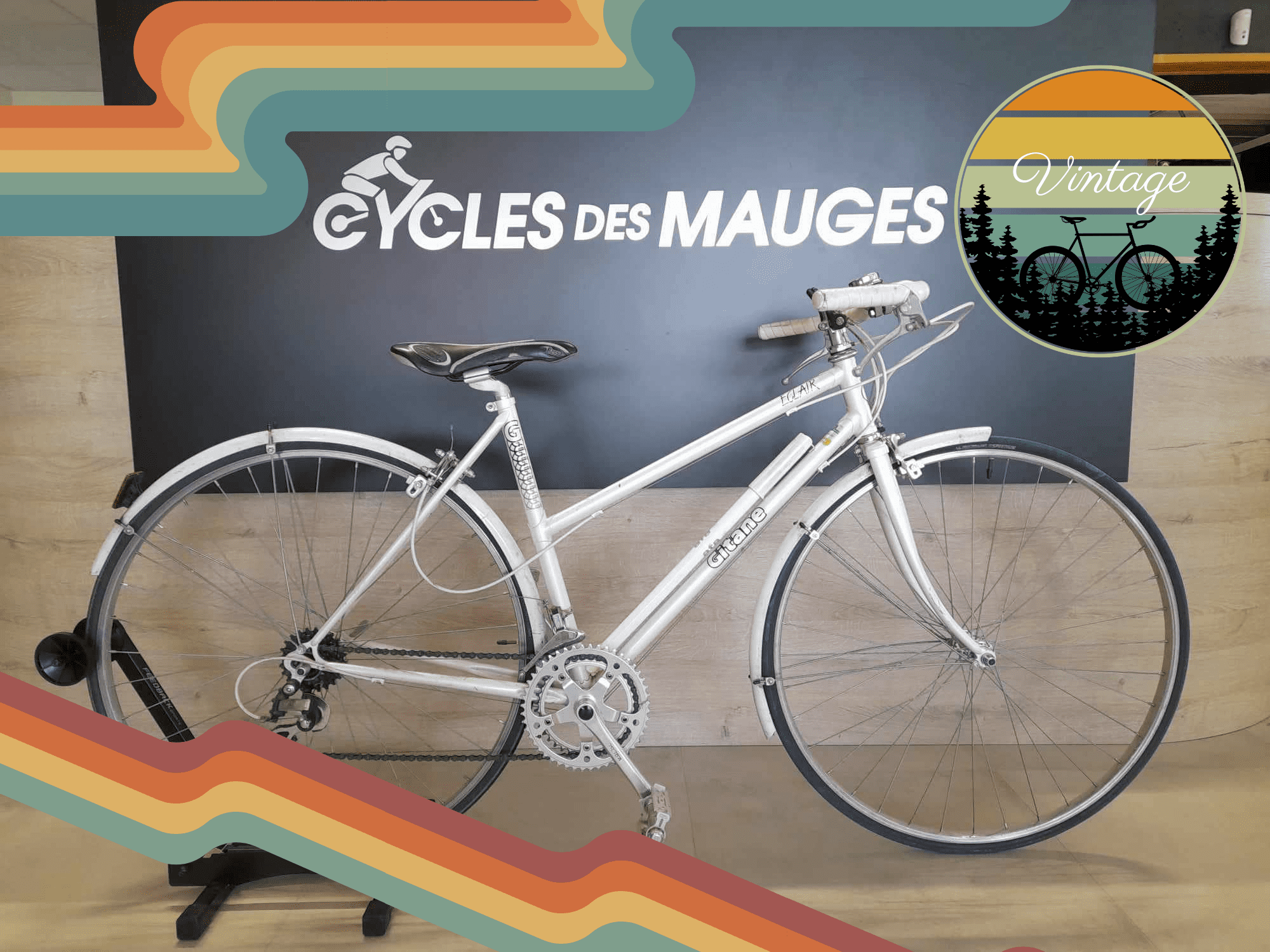 Vélo vintage pour Femme d'occasion chez Cycles des Mauges